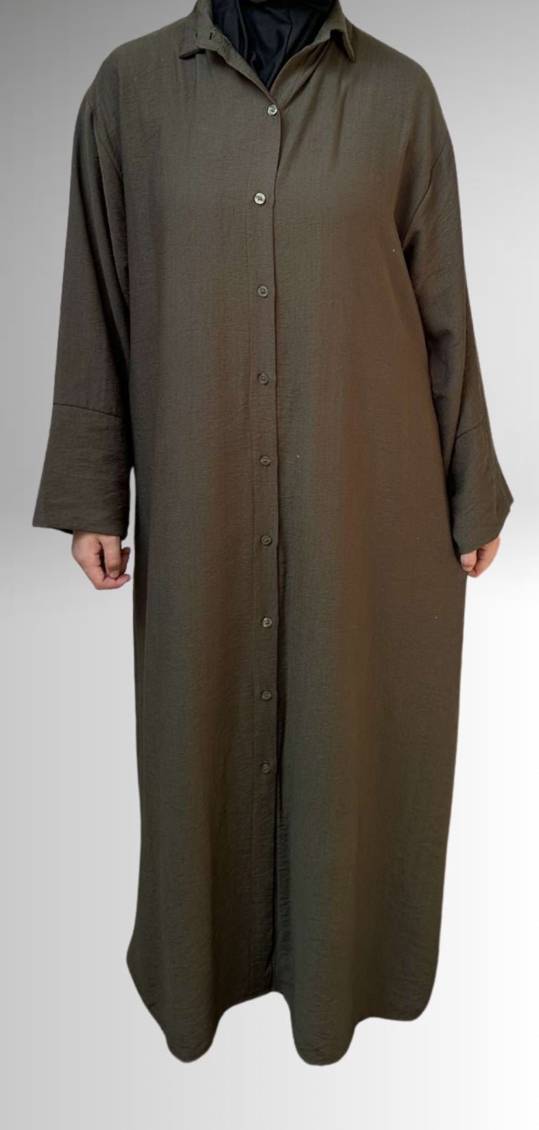 Blousejurk legergroen