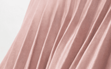 Plissérok satijnlook roze