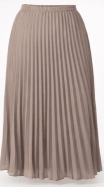 Plissérok taupe