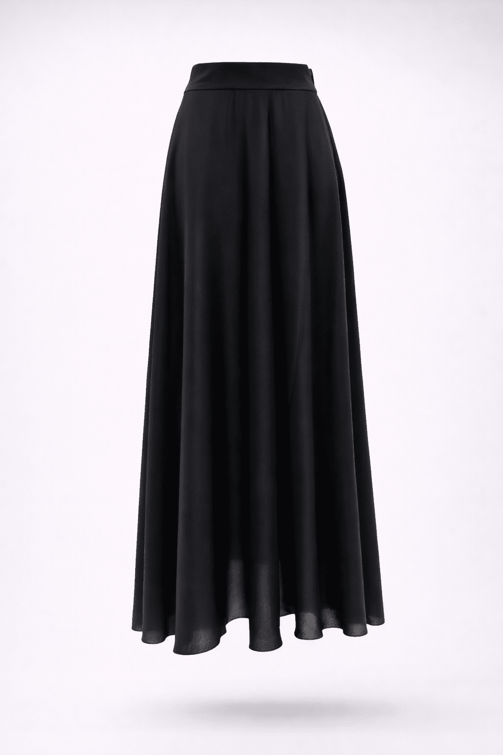 Satijnlook rok met rits