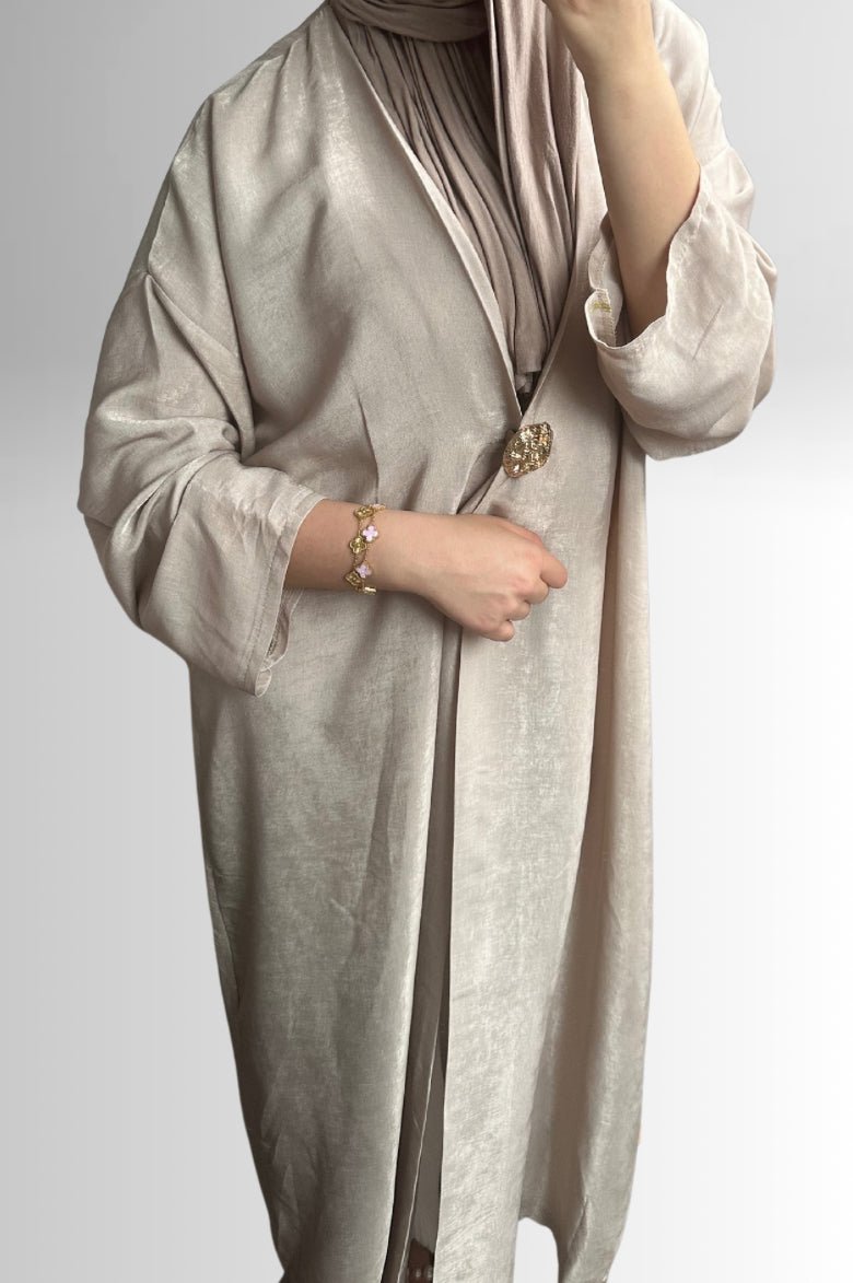 Kimono shimmer champagne