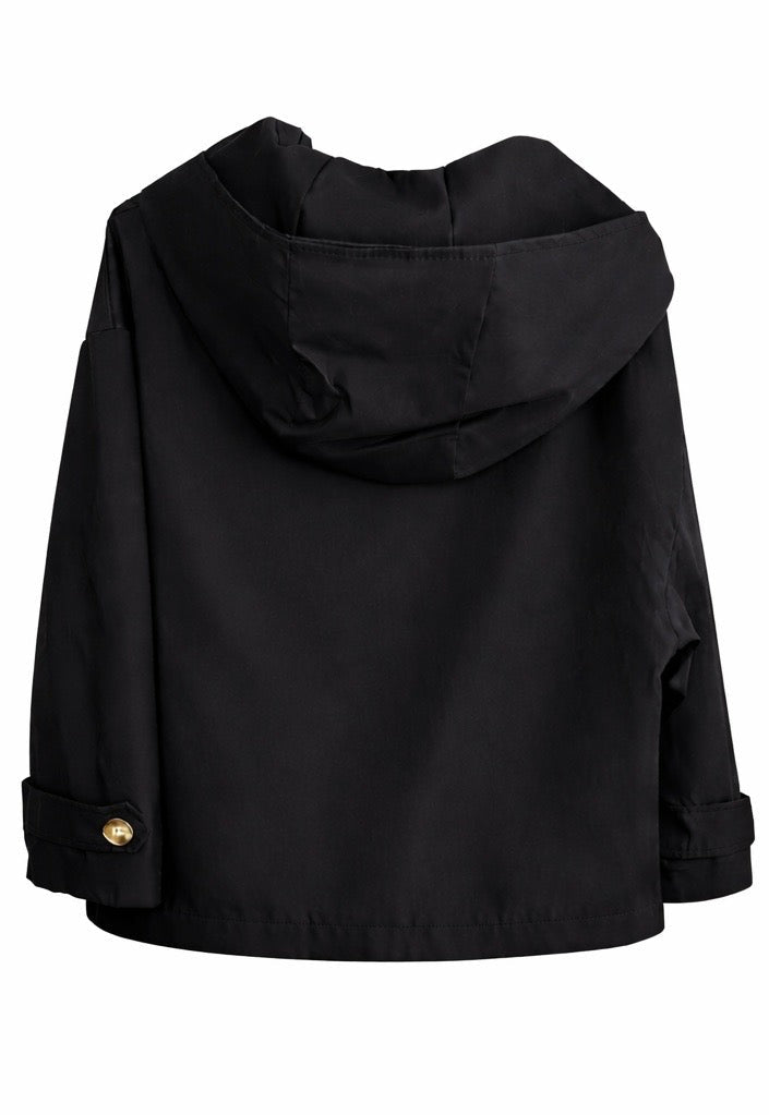 Trenchcoat met capuchon