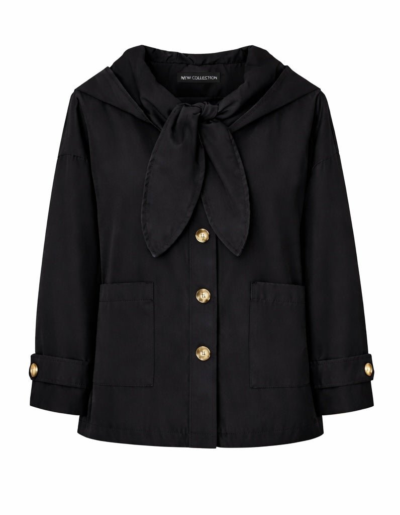 Trenchcoat met capuchon