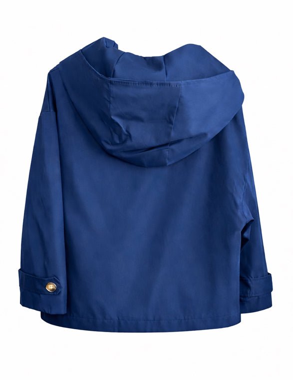 Trenchcoat met capuchon