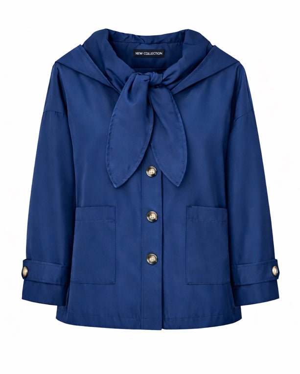 Trenchcoat met capuchon